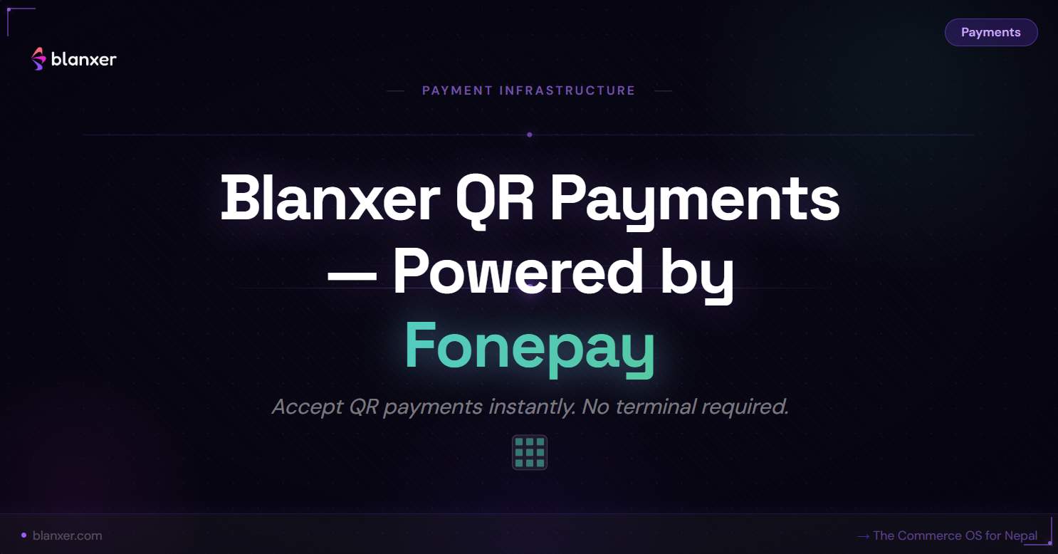 Blanxer POS Now Supports Direct FonePay Billing API Integration for Businesses