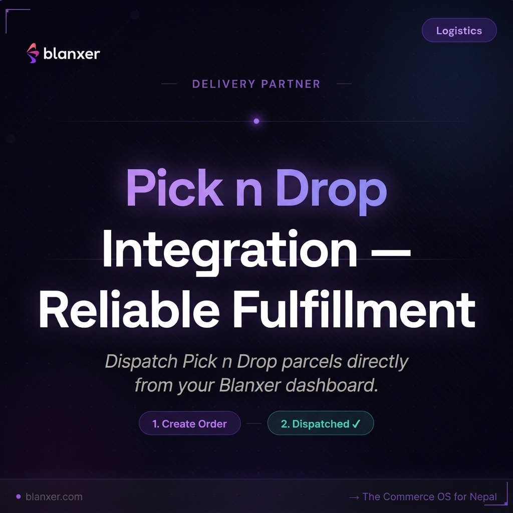 Pick n Drop Integration with Blanxer — Reliable Fulfillment Nationwide