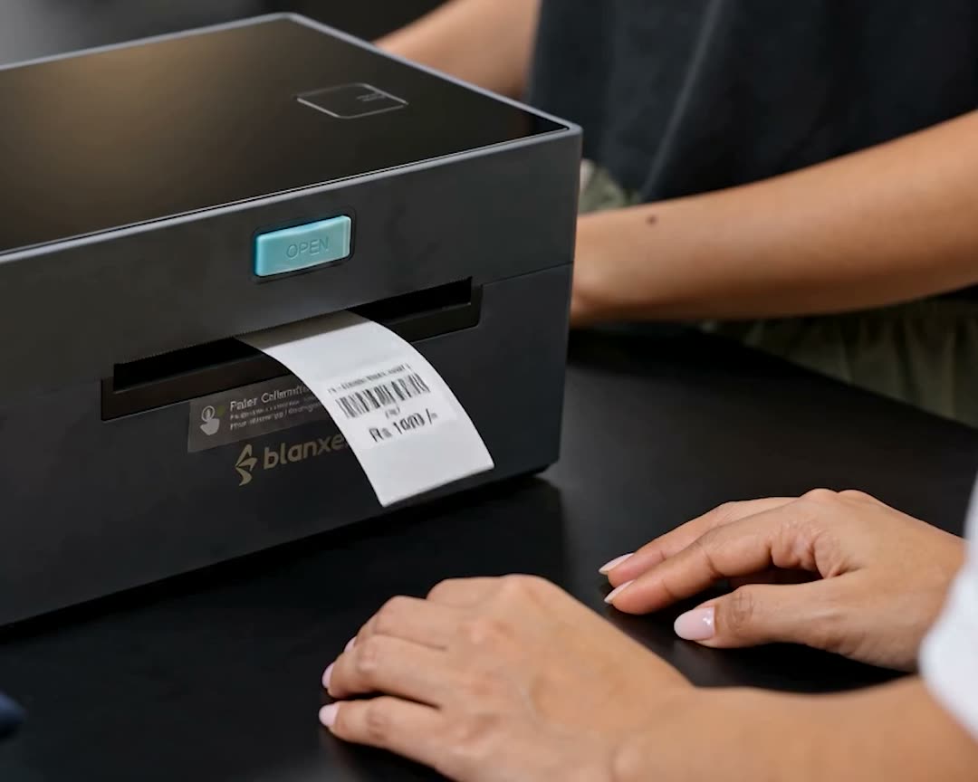 Billing at a shop counter with Blanxer POS